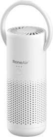 Car Air Purifier, Cordless Portable Air Purifier for Car, Office, Small Room with True HEPA Filter, Travel Air Purifier for Smoke